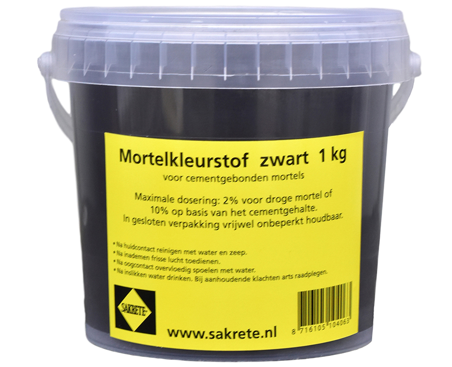 Sakrete Mortelkleurstof Zwart (1 kg)